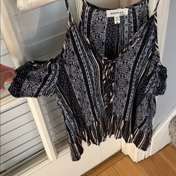 Monteau Patterned Blouse - Picture 2 of 5